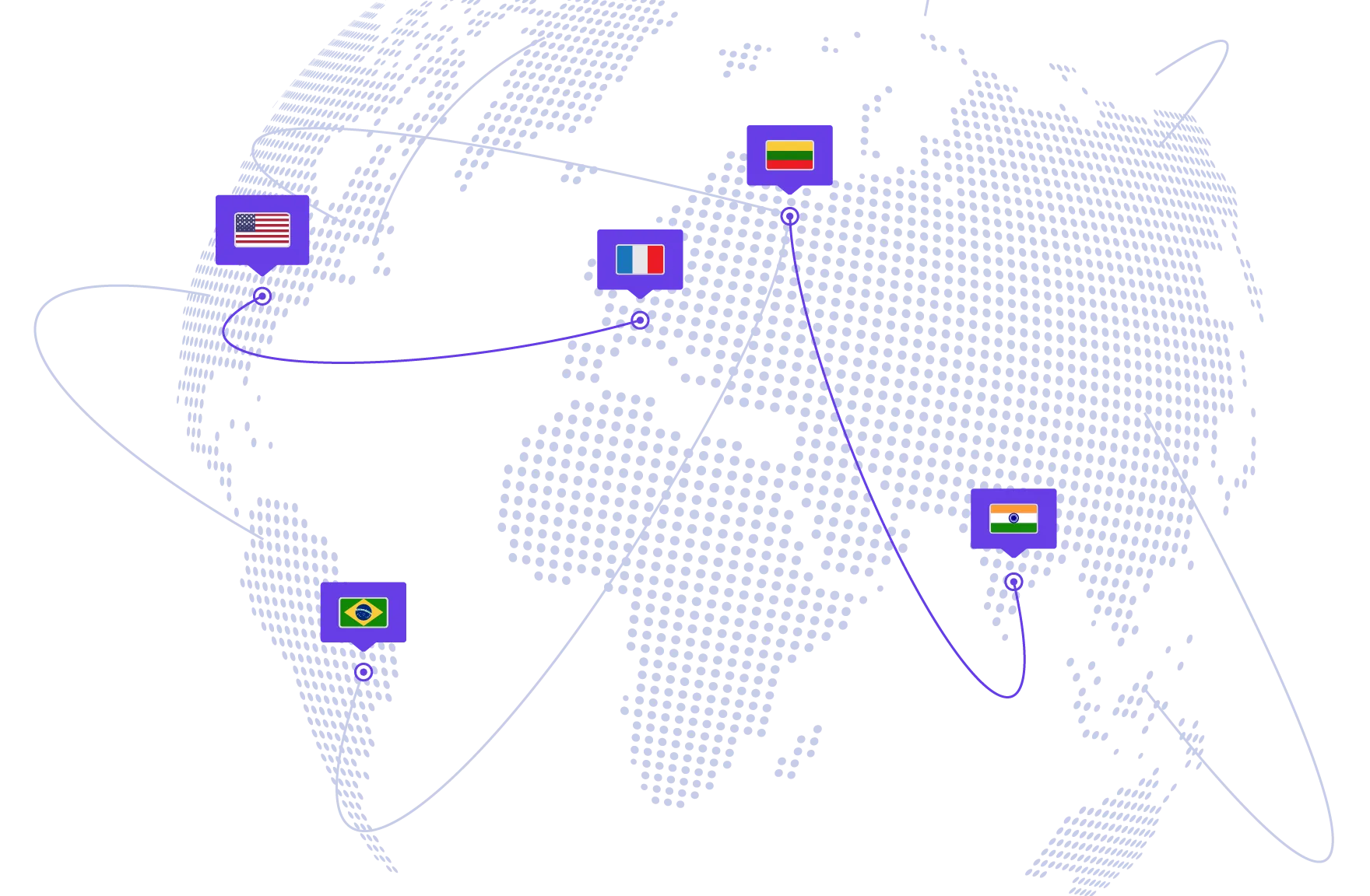 مراكز البيانات في جميع أنحاء العالم