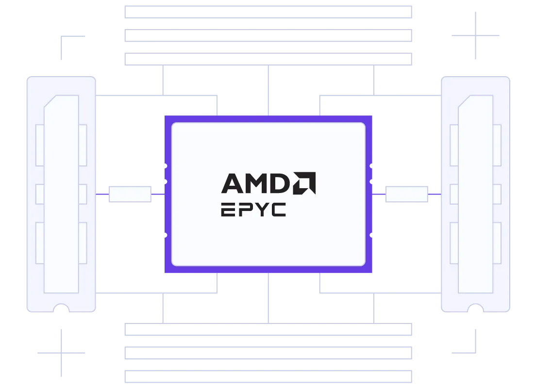 تخزين NVMe SSD ومعالِجات AMD EPYC